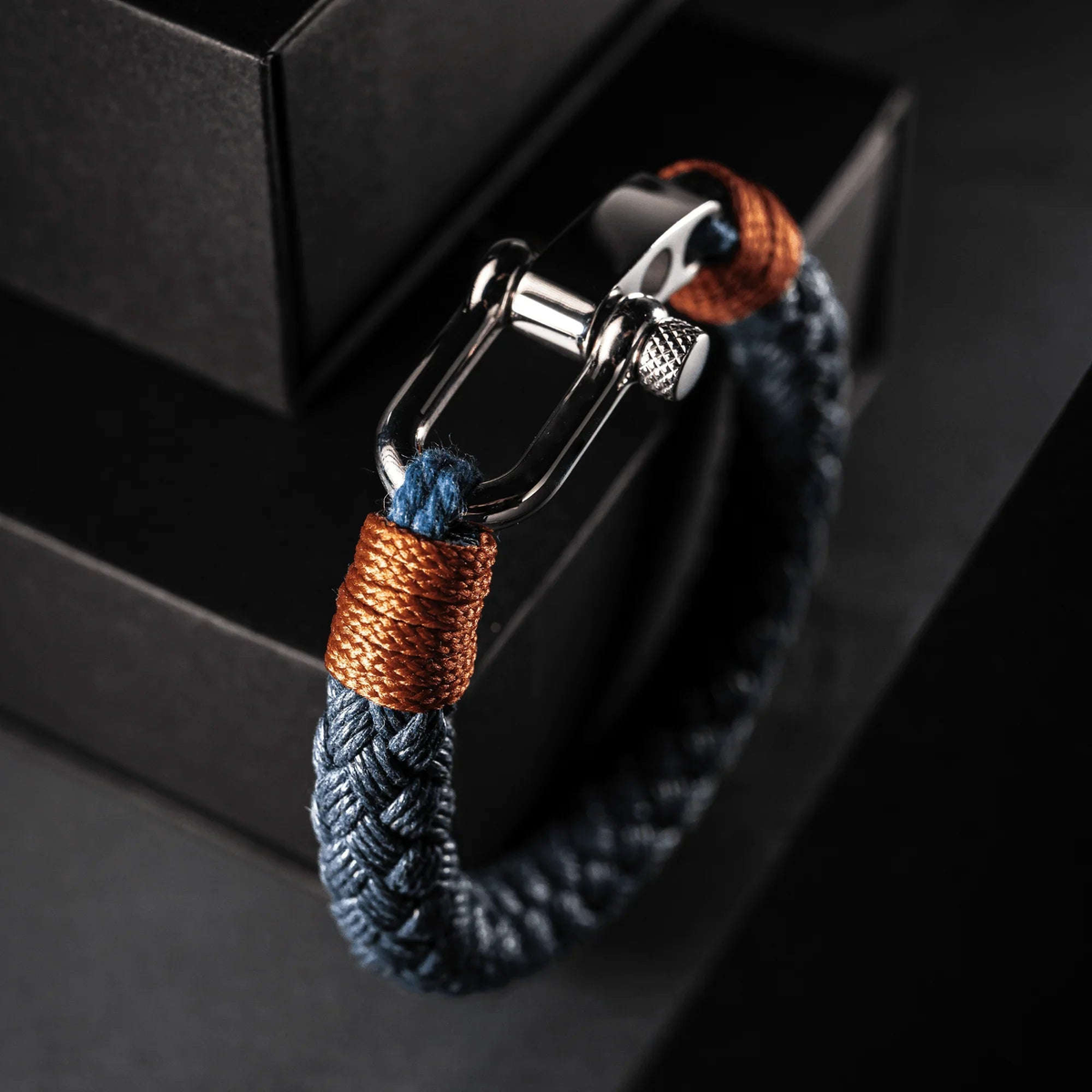 Oathcord Nautical Cotton Rope Shackle Bracelet