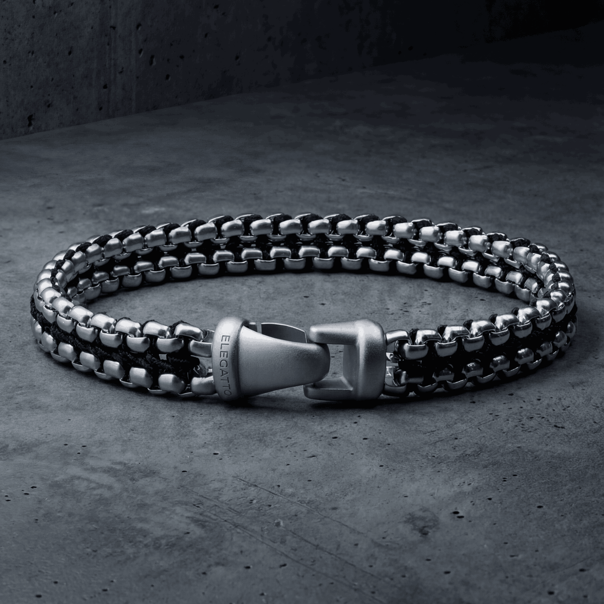 Oathcord Woven Stainless Steel Link Bracelet