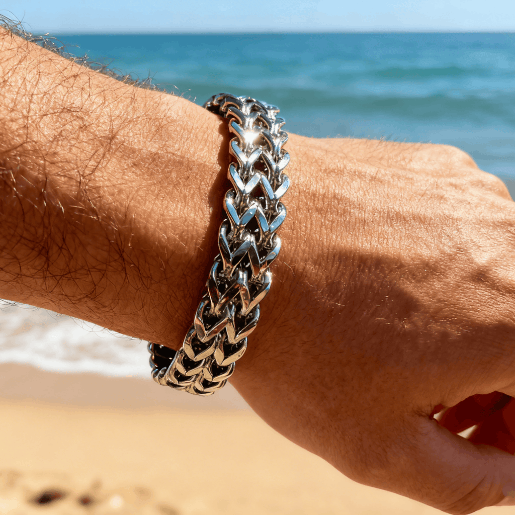 Oathcord Double-Row Foxtail Wheat Chain Bracelet