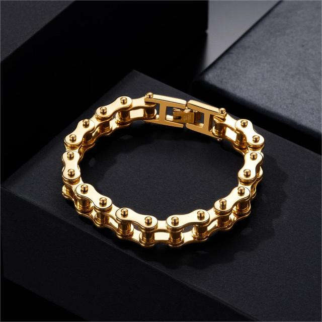 Oathcord 10mm Biker Chain Steel Bracelet