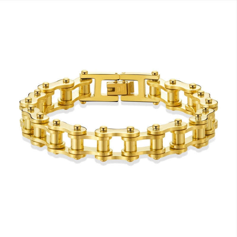 Oathcord 10mm Biker Chain Steel Bracelet
