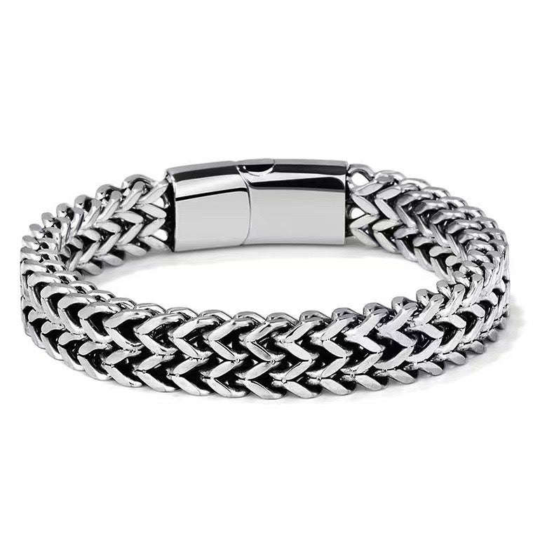 Oathcord Double-Row Foxtail Wheat Chain Bracelet