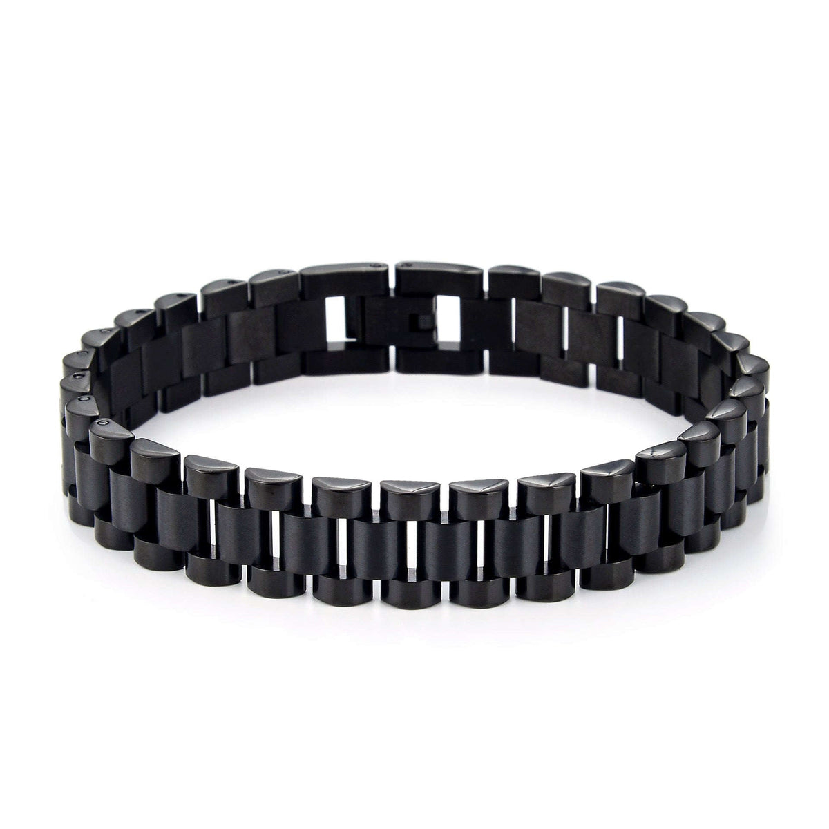 Oathcord 15mm Wide Stainless Steel Strap Bracelet