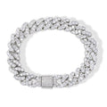Oathcord Two-Tone Zircon Cuban Link Bracelet