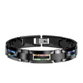 Oathcord Tungsten & Ceramic Germanium Bracelet - Silver