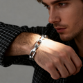 Oathcord Square-Link Titanium Steel Chain Bracelet