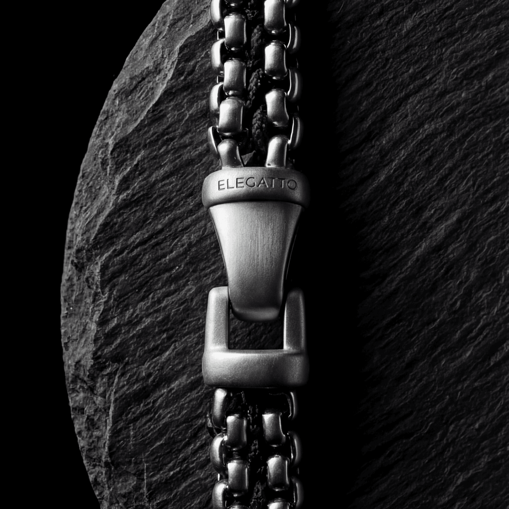 Oathcord Woven Stainless Steel Link Bracelet