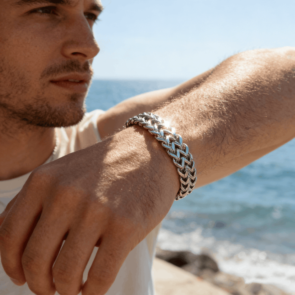 Oathcord Double-Row Foxtail Wheat Chain Bracelet