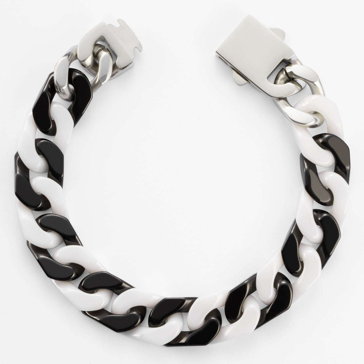 Oathcord Ceramic Cuban Link Bracelet – Multi-Color - Panda B-Gold