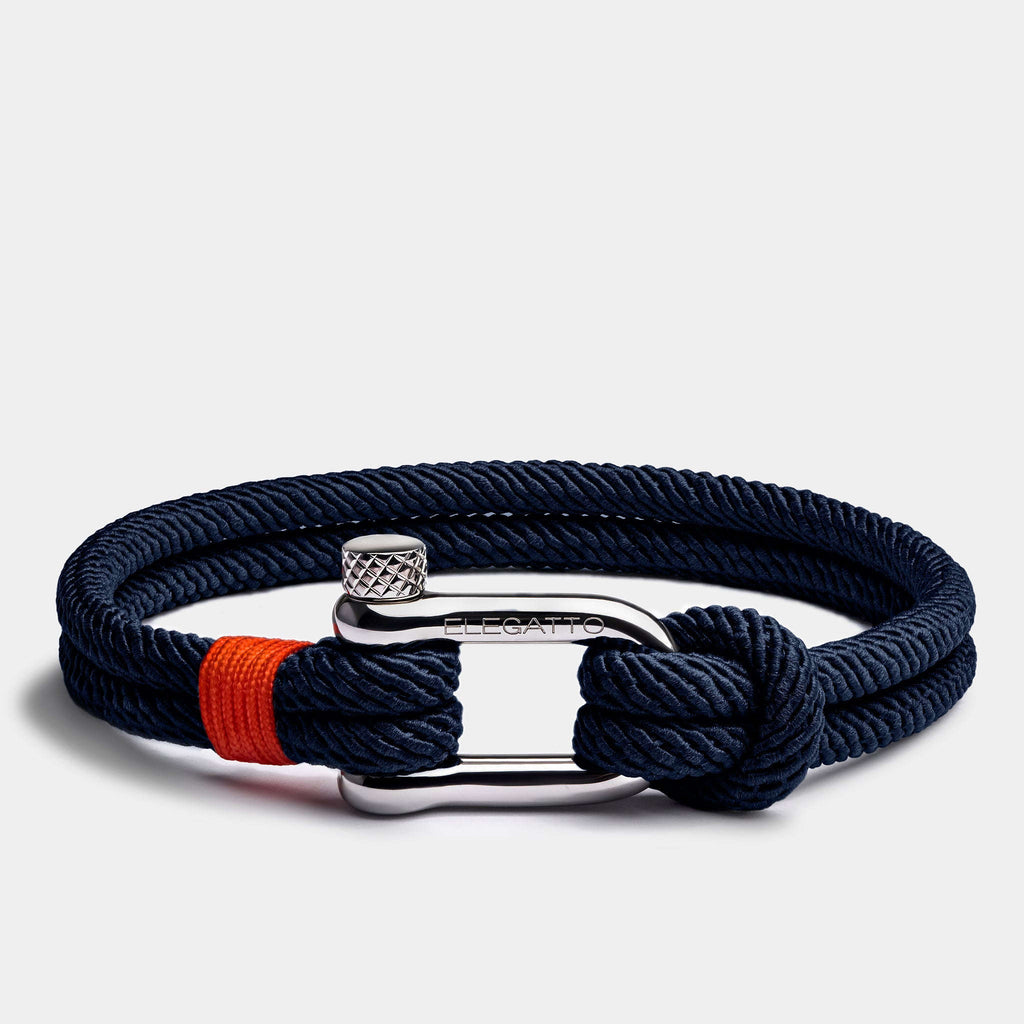 Oathcord Navy Double-Strand Nautical Cord Bracelet
