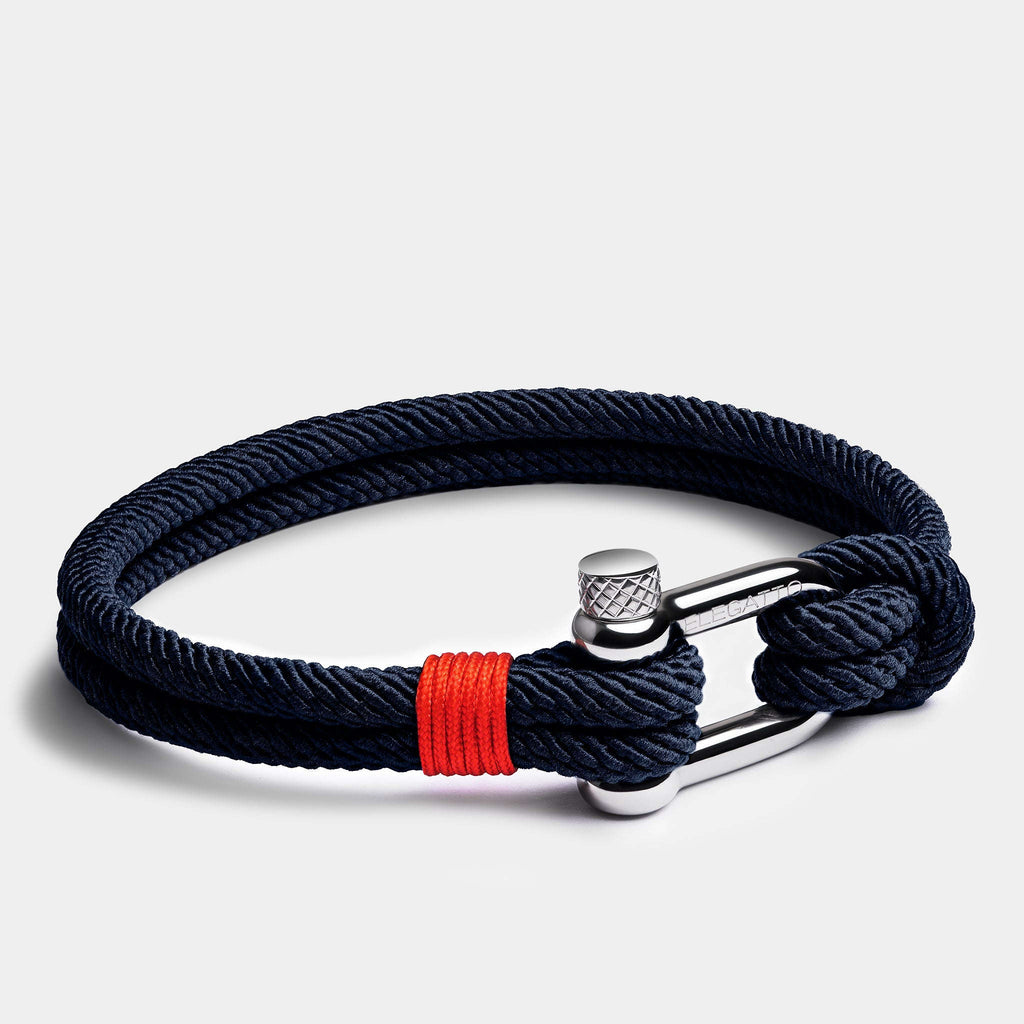 Oathcord Navy Double-Strand Nautical Cord Bracelet