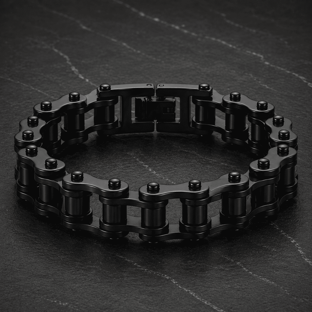 Oathcord Heavy Biker Chain Bracelet - Black
