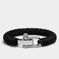 Oathcord Black Cotton Rope Nautical Bracelet