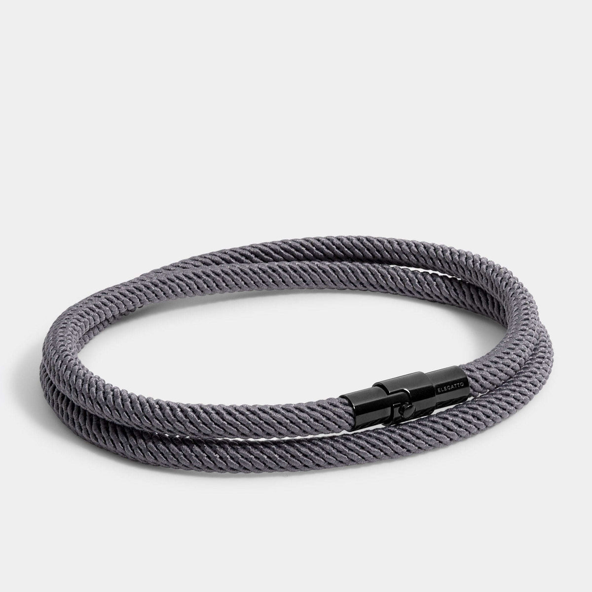 Oathcord Double-Loop Rope Bracelet – Black Clasp - Green