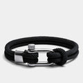 Oathcord Black Double-Strand Marine Cord Bracelet