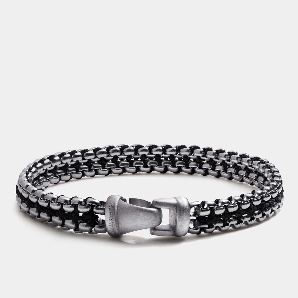 Oathcord Woven Stainless Steel Link Bracelet