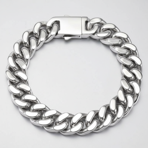 Oathcord 13mm Chunky Cuban Link Steel Bracelet