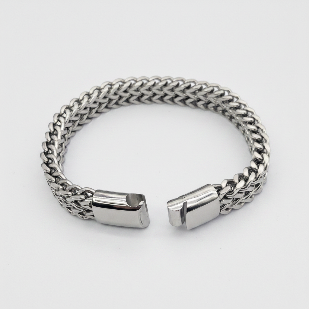Oathcord Double-Row Foxtail Wheat Chain Bracelet