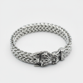 Oathcord Viking Wolf Stainless Steel Bracelet