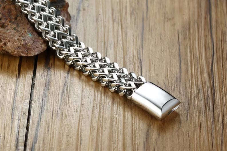 Oathcord Double-Row Foxtail Wheat Chain Bracelet