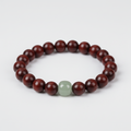 Oathcord Rosewood & Jade Beaded Bracelet